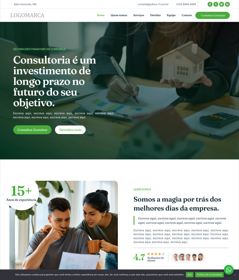 Modelo 061 - Consultoria financeira
